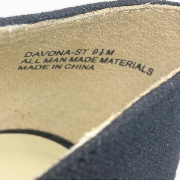 NEW-Coach and Four Black Espadrille Wedges 9.5 - Picture 7 of 8